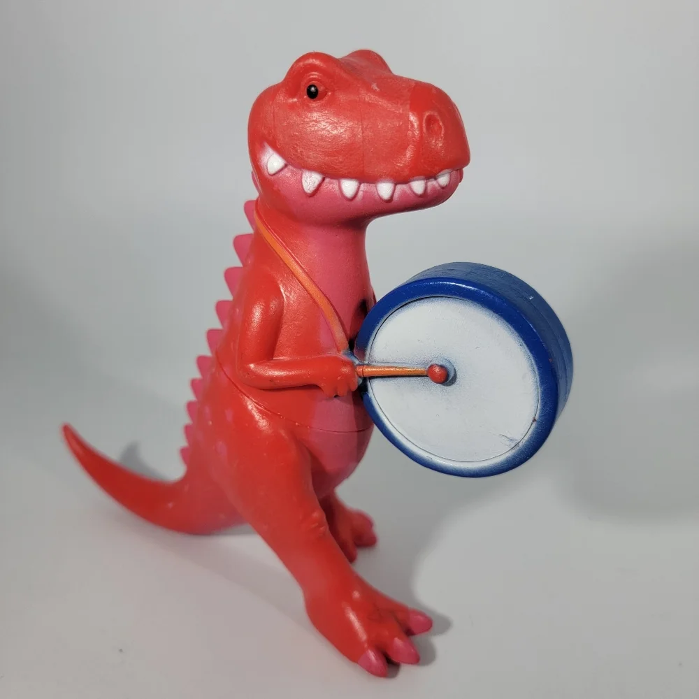 Ankyo Dinosaur Vtg Marching Band 3 Pc Set Plastic Toy Figures Target Birthday